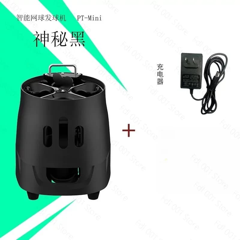 Mini Portable Tennis Trainer Automatic Ball Serving Machine with Vertical Adjustable Angle for 30+ Tennis Balls