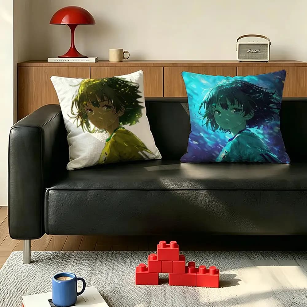 Art Atlxs PASSO BEM SOLTO Fodera per cuscino decorativa per camera da letto, auto, caffetteria, soggiorno, divano, morbida e decorativa