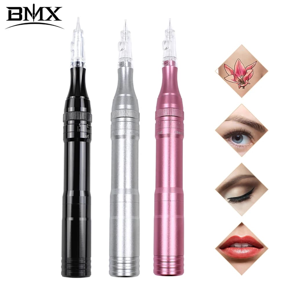 Macchina per tatuaggi wireless Penna PMU Trucco permanente professionale Microblading Sopracciglio Labbro per strumento body art con aghi a cartuccia