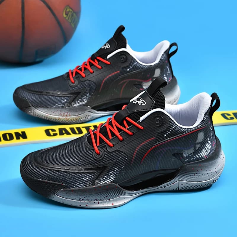 Basketball shoes four seasons breathable lightweight Men casual sports shoes outdoor racing running shoes student speed sneakers