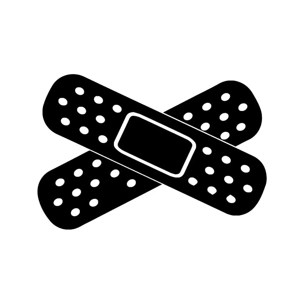Car Wall decal Funny Band Aid bumper for car window decal Vinyl decal creative stickers and decorations for the Styling of the car on motorcycle