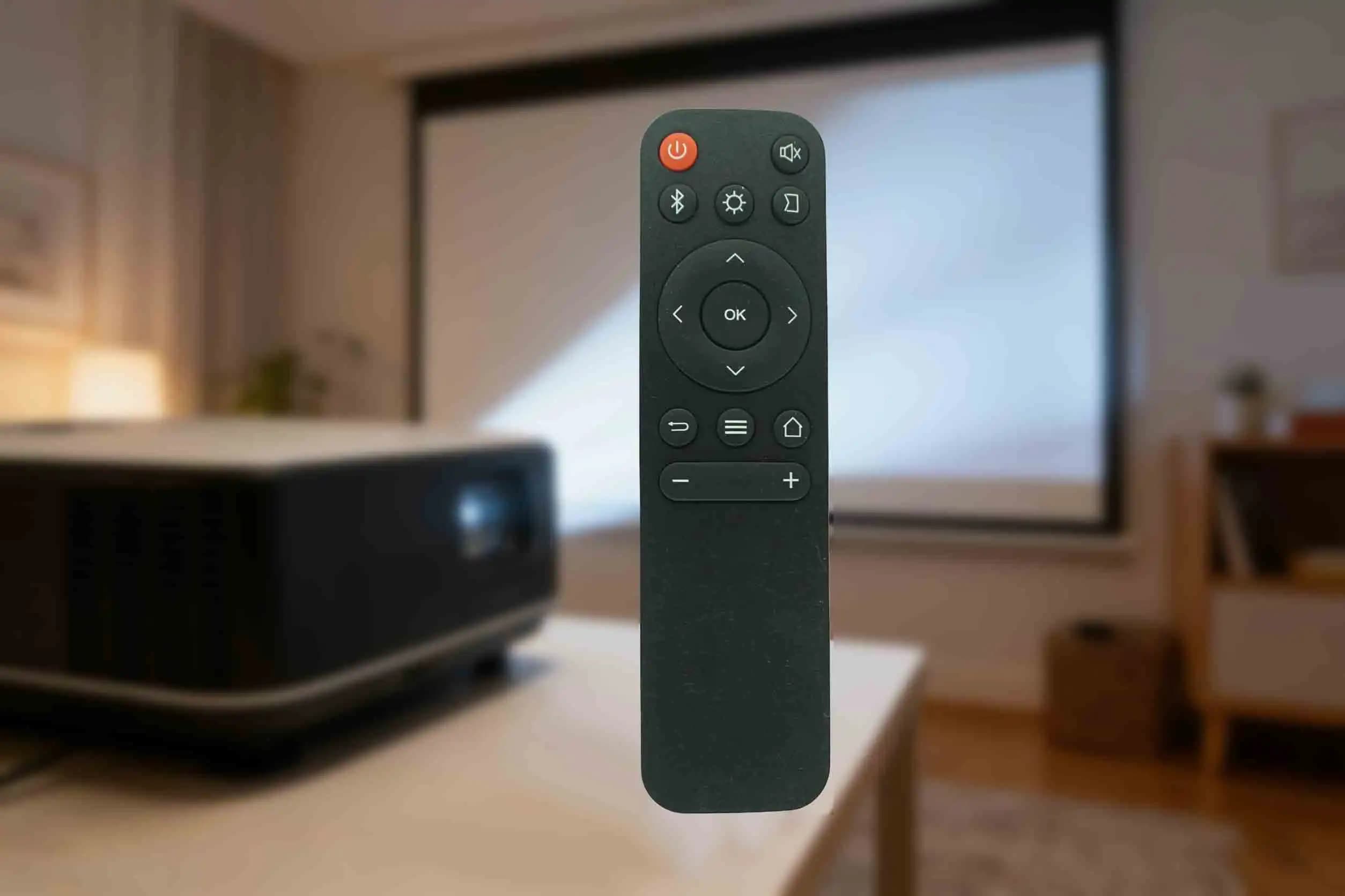 Telecomando compatibile con il proiettore cinematografico portatile Goodee YG600 Plus 5G Mini DLP 1080P WiFi