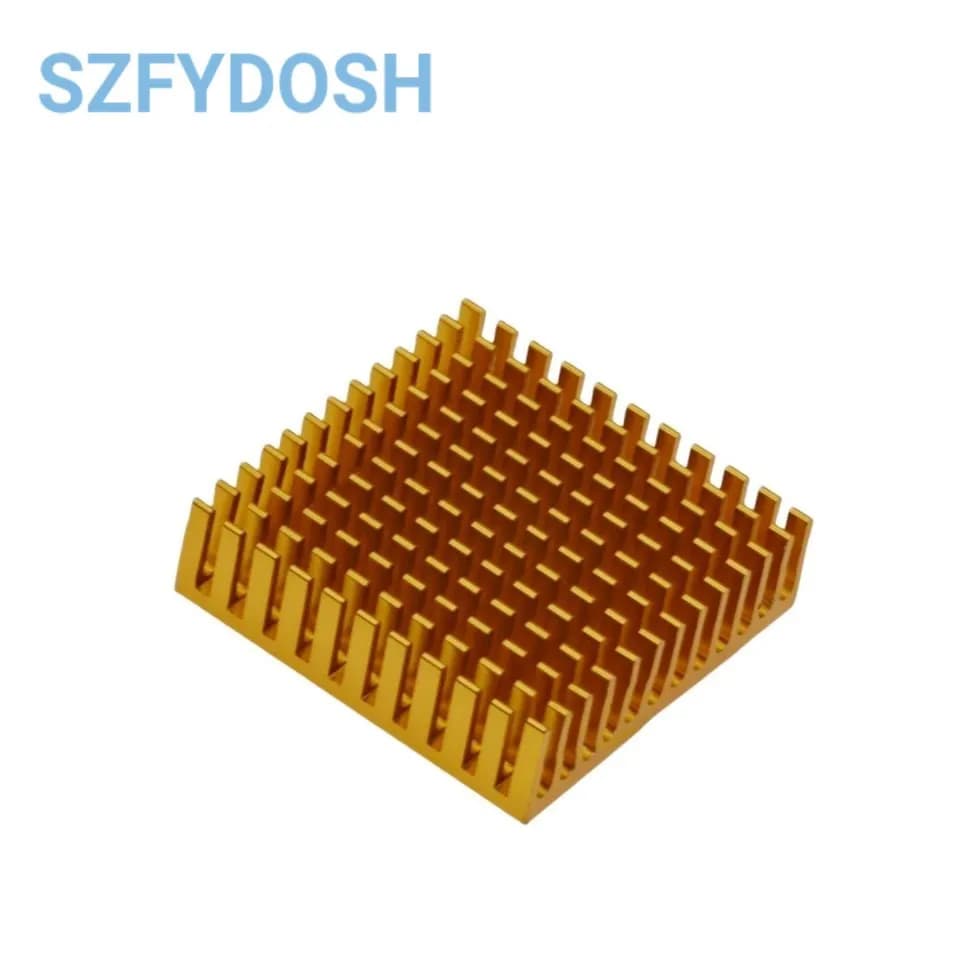 Dissipatore di calore radiatore alluminio 40x40x11MM Gold Slot dissipatore di calore ad alte prestazioni per stampanti 3D MK7 MK8