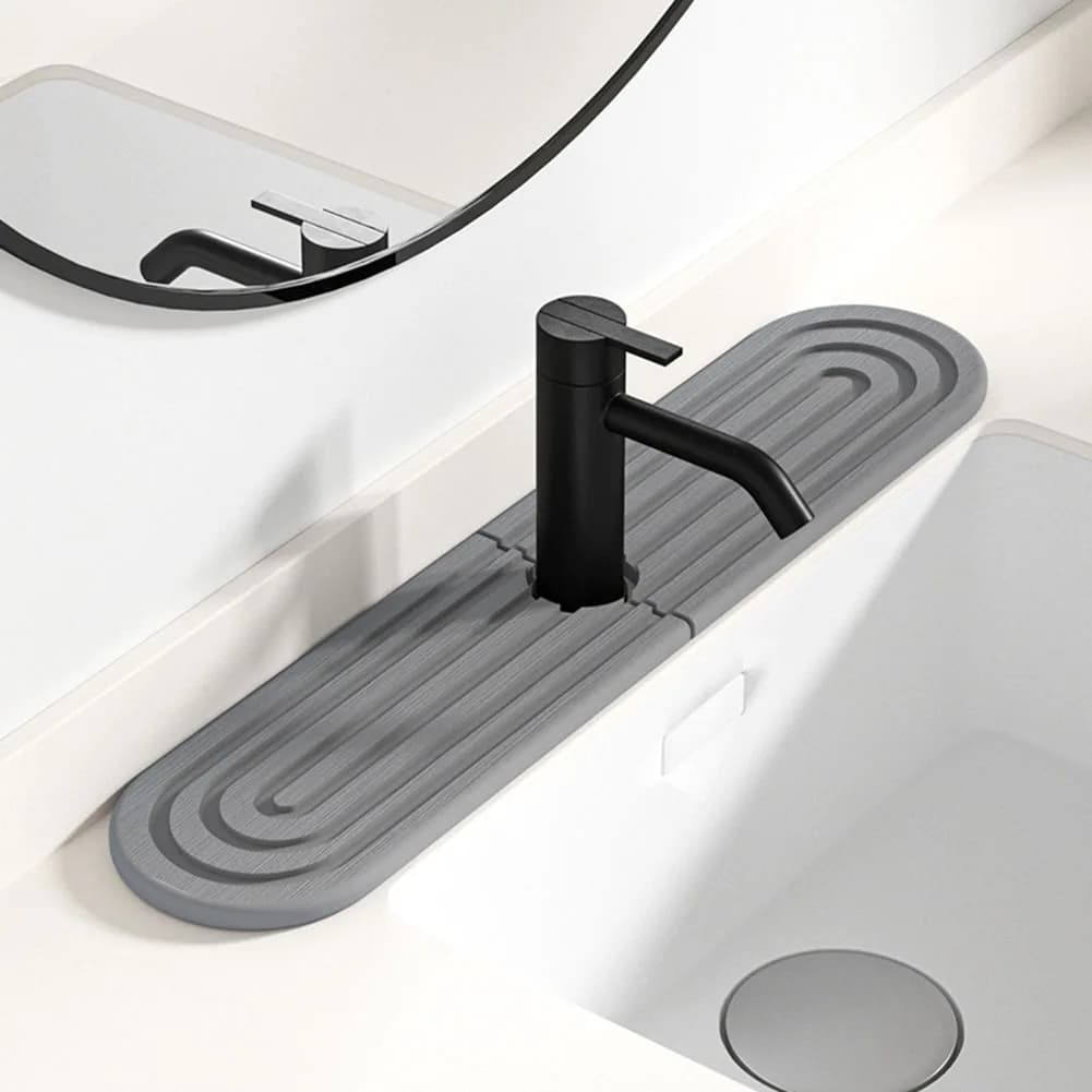 Tappetino antispruzzo per rubinetto della cucina Tappetino antispruzzo per rubinetto del lavandino del bagno Tappetino protettivo per controsoffitto per gadget da cucina da bagno