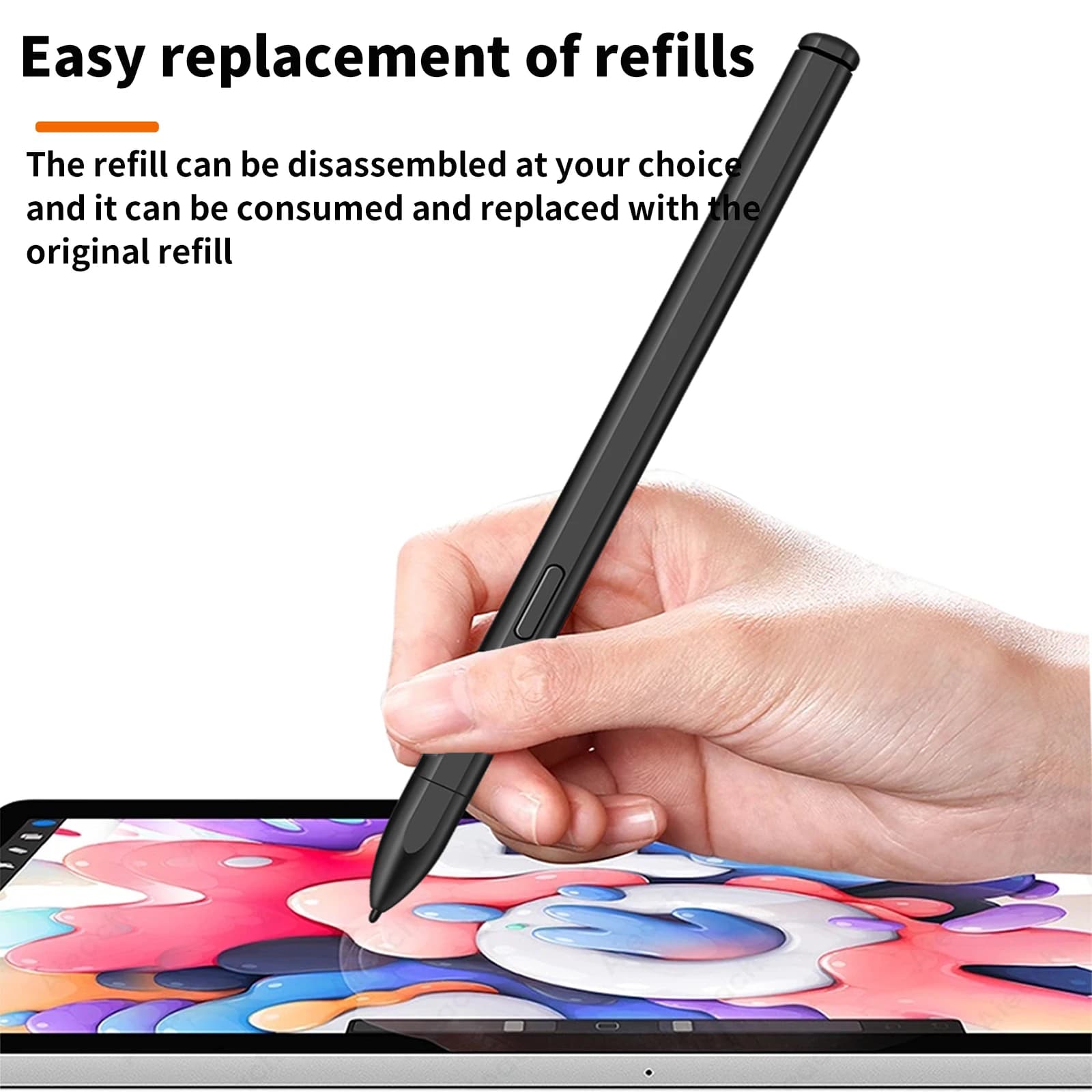 EMR Stylus Pen 4096 Pressure Sensitivity and Palm Rejection High Precision Digital Pen Compatible with Remarkable 2 Tablet