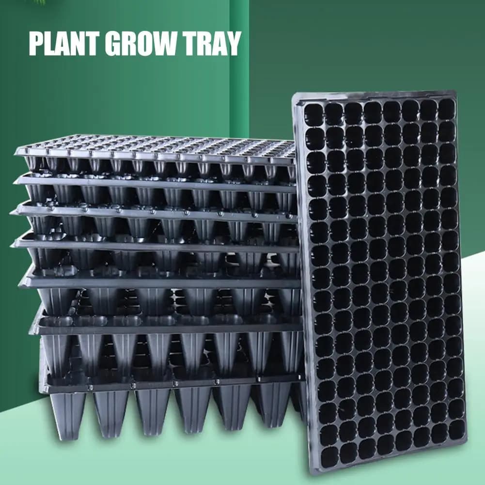Plant Tag Pot Anti-deform Planting Pot Plastic Stackable Attractive Practical Multi-purpose Planting Pot