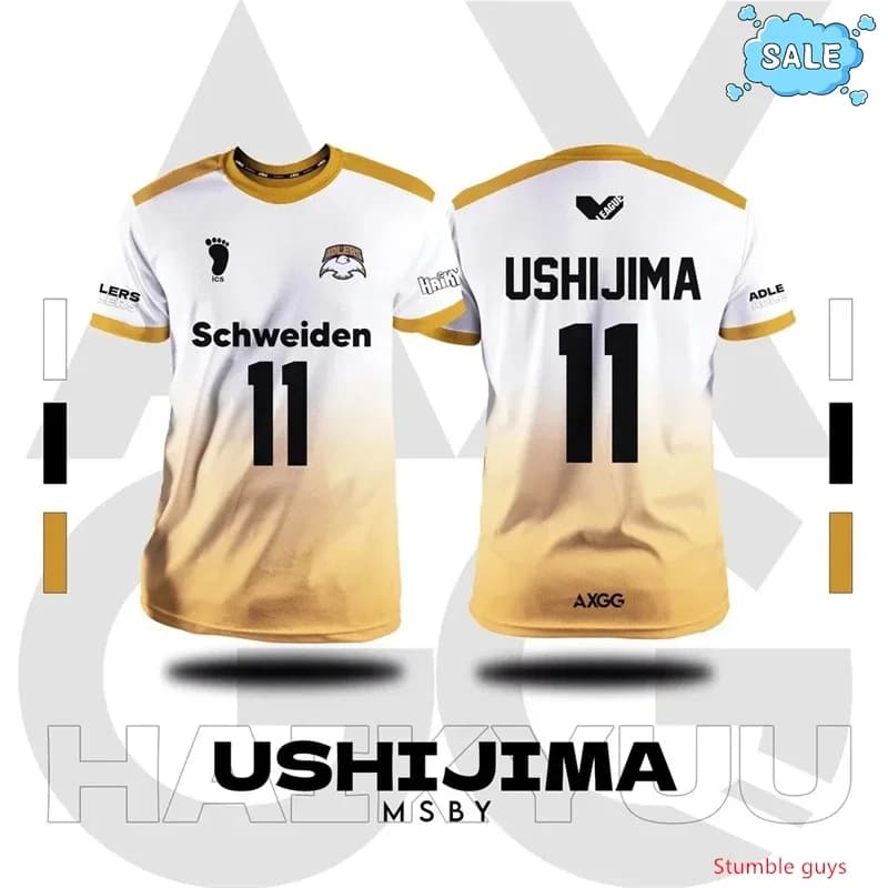 Maglia Cosplay Nekoma, T-shirt Anime Haikyuu, Kuroo Tetsurou Kozume, Abbigliamento Sportivo per Ragazzi della Scuola Superiore di Pallavolo