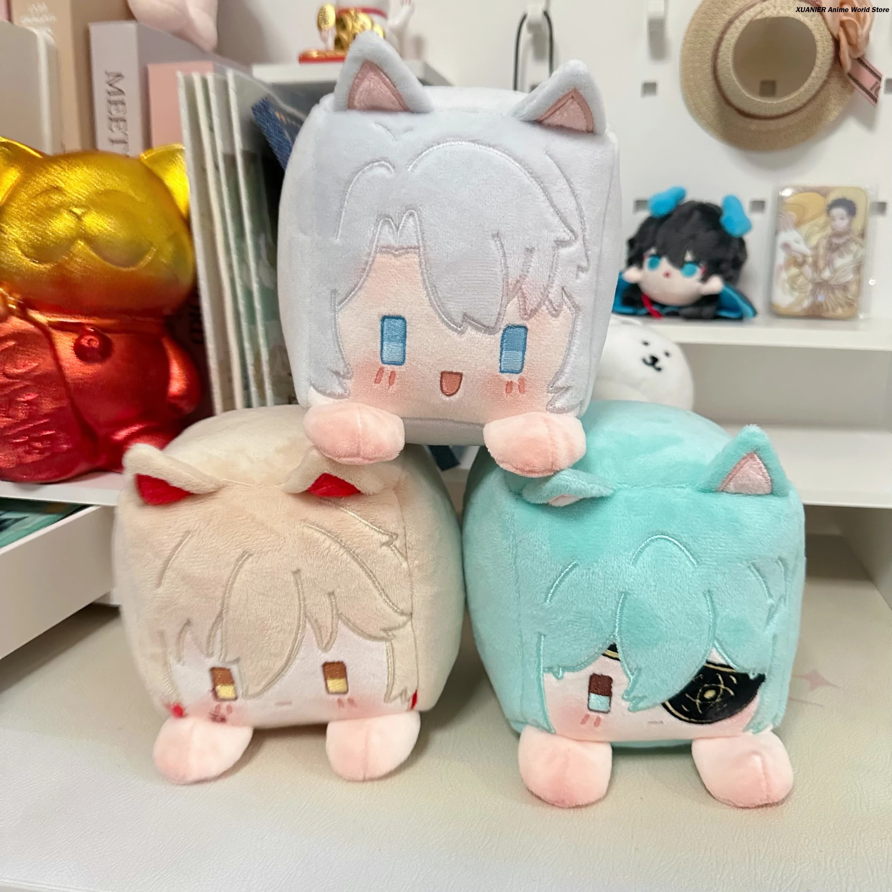 Anime Honkai: Star Rail Wanderer Mydei Phainon Kafka Sparxie Cuscino Mascotte Carino Quadrato Versione Q Dango Presente Regalo di Compleanno