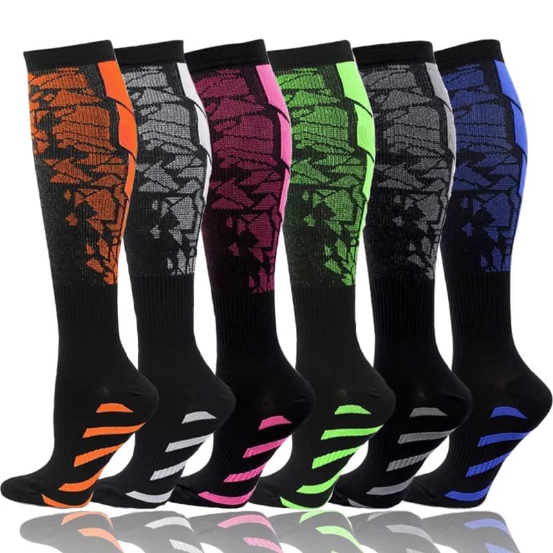 Compression socks Running sports socks Medical nursing 20-30mmhg for flight trips Pregnancy Edema Diabetes Vene varicose Socks