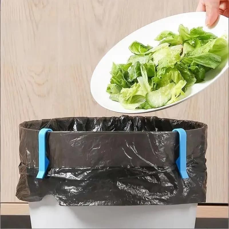 New Garbage Can Fixed Clips Practical Rubbish Bag Anti-Slip Holder Clamp Waste Basket Fixation Clip Snack Bag Sealing Tools