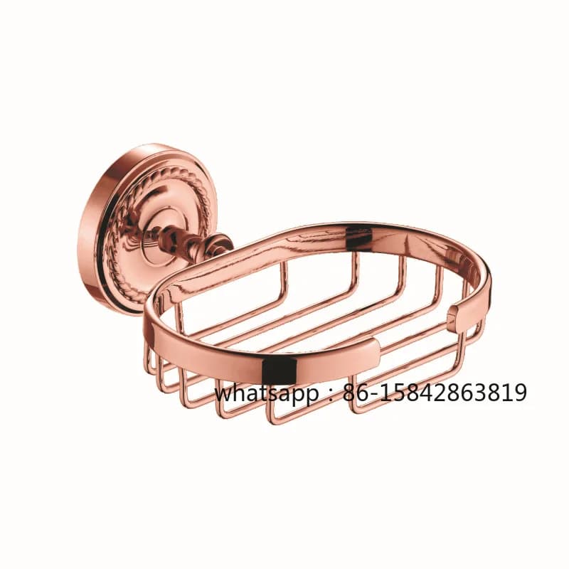 NewBathroom Accessories Rose Gold Bath Towel Set Towel Ring Carved Toilet Paper Holder Creative Towel Bar Bathroom Hardware Set