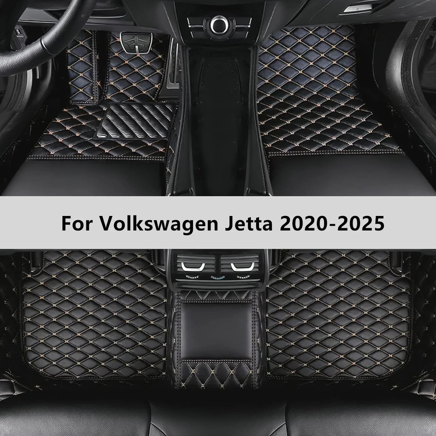 Tappetini per auto personalizzati per Volkswagen Jetta 2020-2025 Tappetino per auto Accessori per tappetini Accessori interni