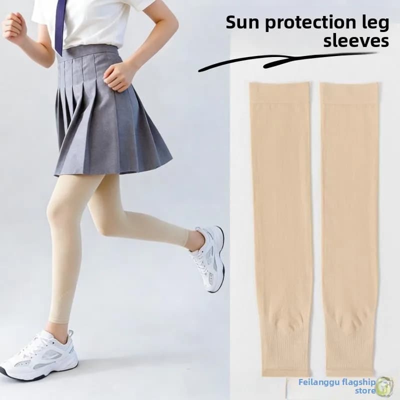 Leggings antivento per ciclismo all'aperto, calze da ciclismo color carne, ginocchiere, guanti mezze dita per bici da strada, protezione solare