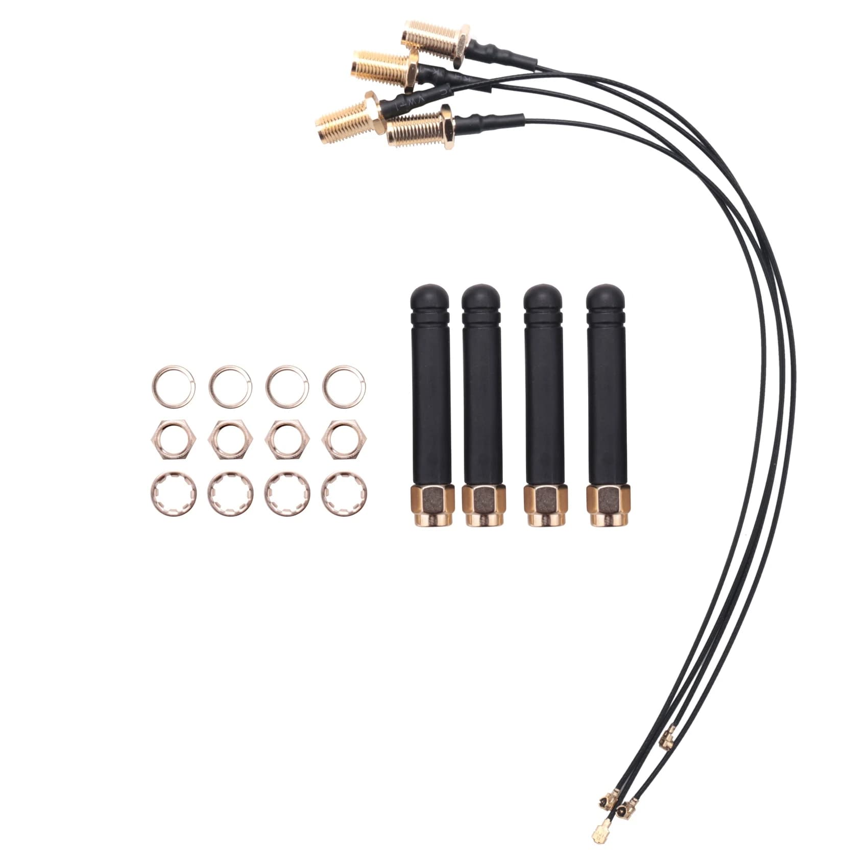 DT85 4Pcs For Lora Antenna 868-915Mhz,U.Fl To Sma Connector Pigtail Antenna 3Dbi For Wifi Lora Module And Internet Of Things