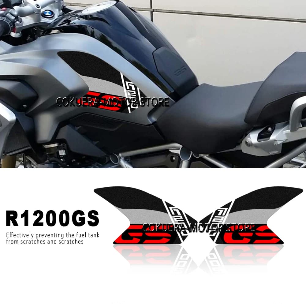 Accessori moto Adesivo laterale Protezione antigas antiscivolo Adesivo per serbatoio ginocchio per R1200GS R 1200 GS 2015 2016