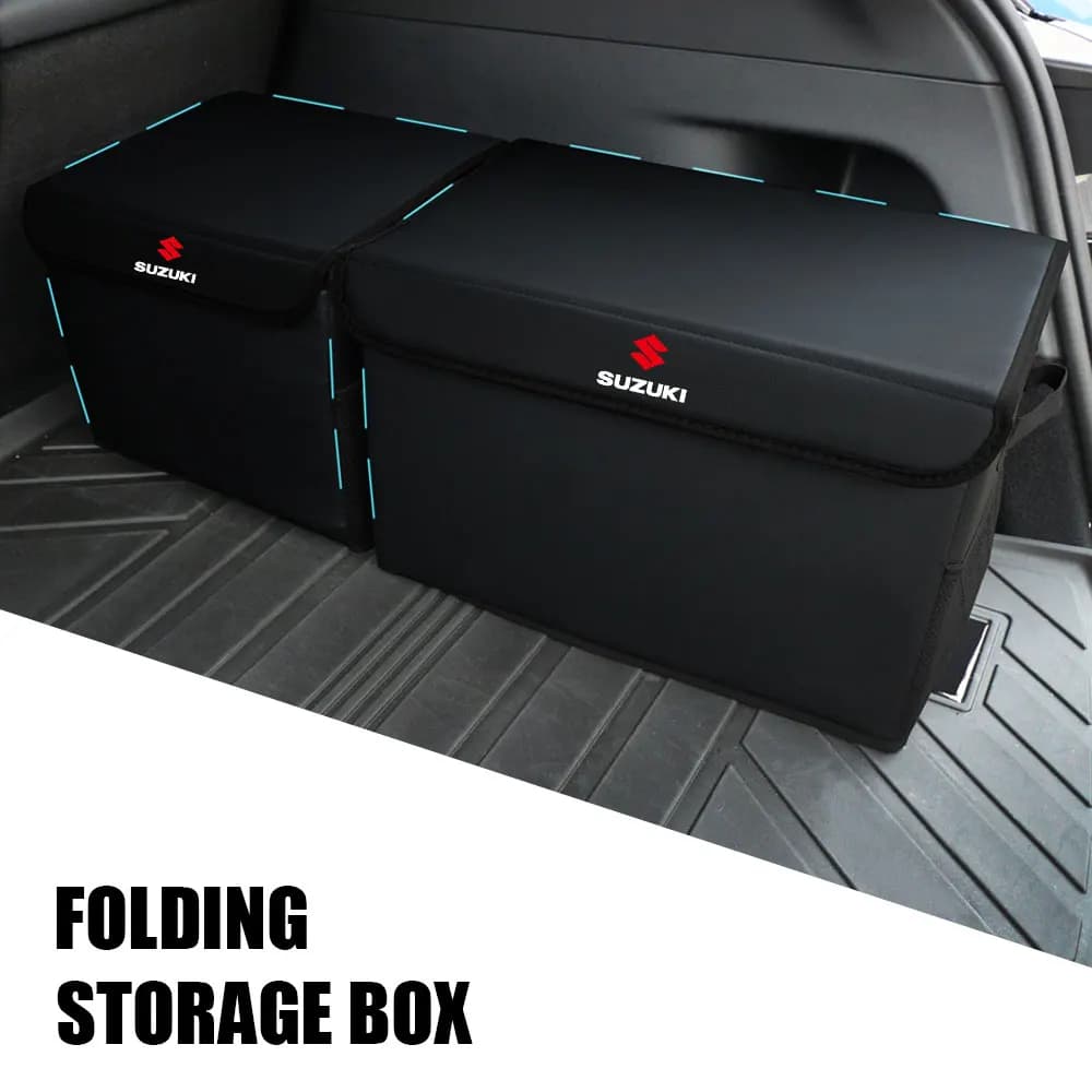 Baule di un'auto Organizzatore Scatola Da Viaggio Stivaggio Riordino Sacchetto di Immagazzinaggio Caso Per Suzuki Samurai Grand Vitara Baleno SX4 Swift Jimny IGNIS