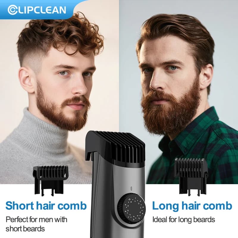 Professional 5 in 1 Electric Barba Trimmer for Men Waterproof Cordless Baffi Haircut Naso Ear Trimmer Toelettatura Kit Gift