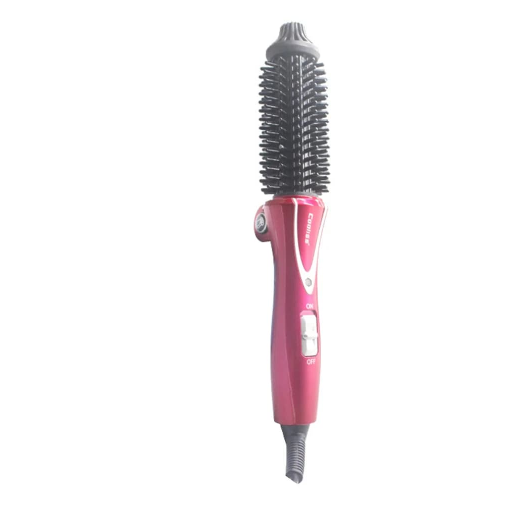 Foldable Ceramic Hair Scratching Brush Iron Hair Clips Non-slip Thin Handle Automatic Shutdown Brush for curling secure hair styling