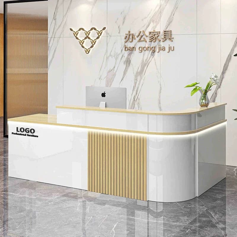 Nordic Commercial Bar Counter Unique Luxury Simple Senior Reception Desk Storage Luxury Toonbank Winkel Commercial Furniture