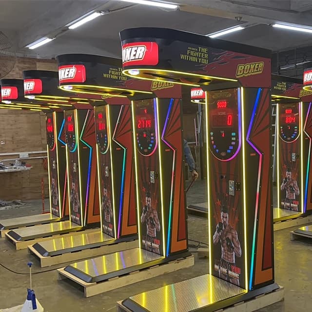NEW boxing champion Arcade Street Amusement Token games Electronic boxing Sports boxing bag Automatic Distributor Price