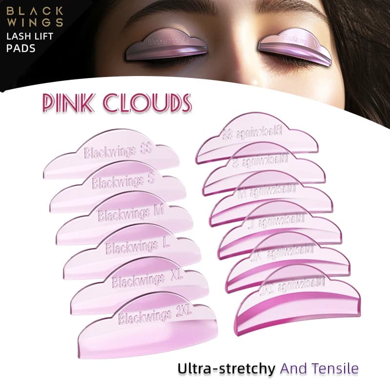 SUPER 6 Sizes Permanent Eyelash Bigodino Lift Pad Eyelashes For LashLift Silicone For Eyelash Makeover Beauty Too