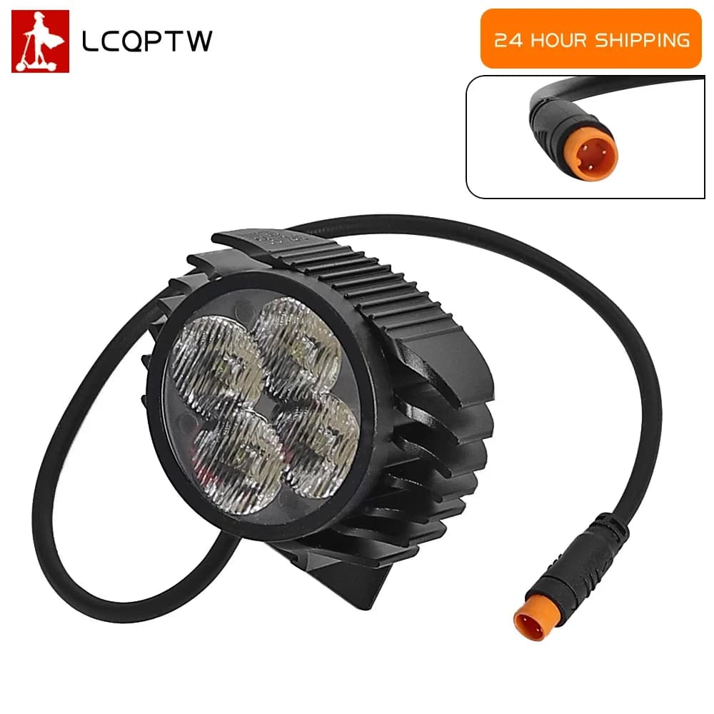 Lampada da manubrio per faro per Kukirin G2 Pro KUGOO KIRIN G2 MAX Scooter elettrico anteriore LED Light Head Light parte di ricambio
