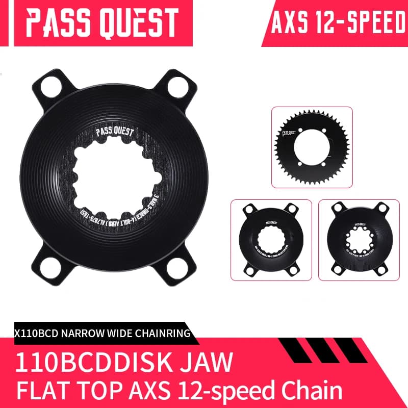 AXS 12 Speed Support Chainrings per SRAM RACEFACE EASTON 4 Claws Chainring Adapter Converter 110 BCD Road Bike Speed Crank