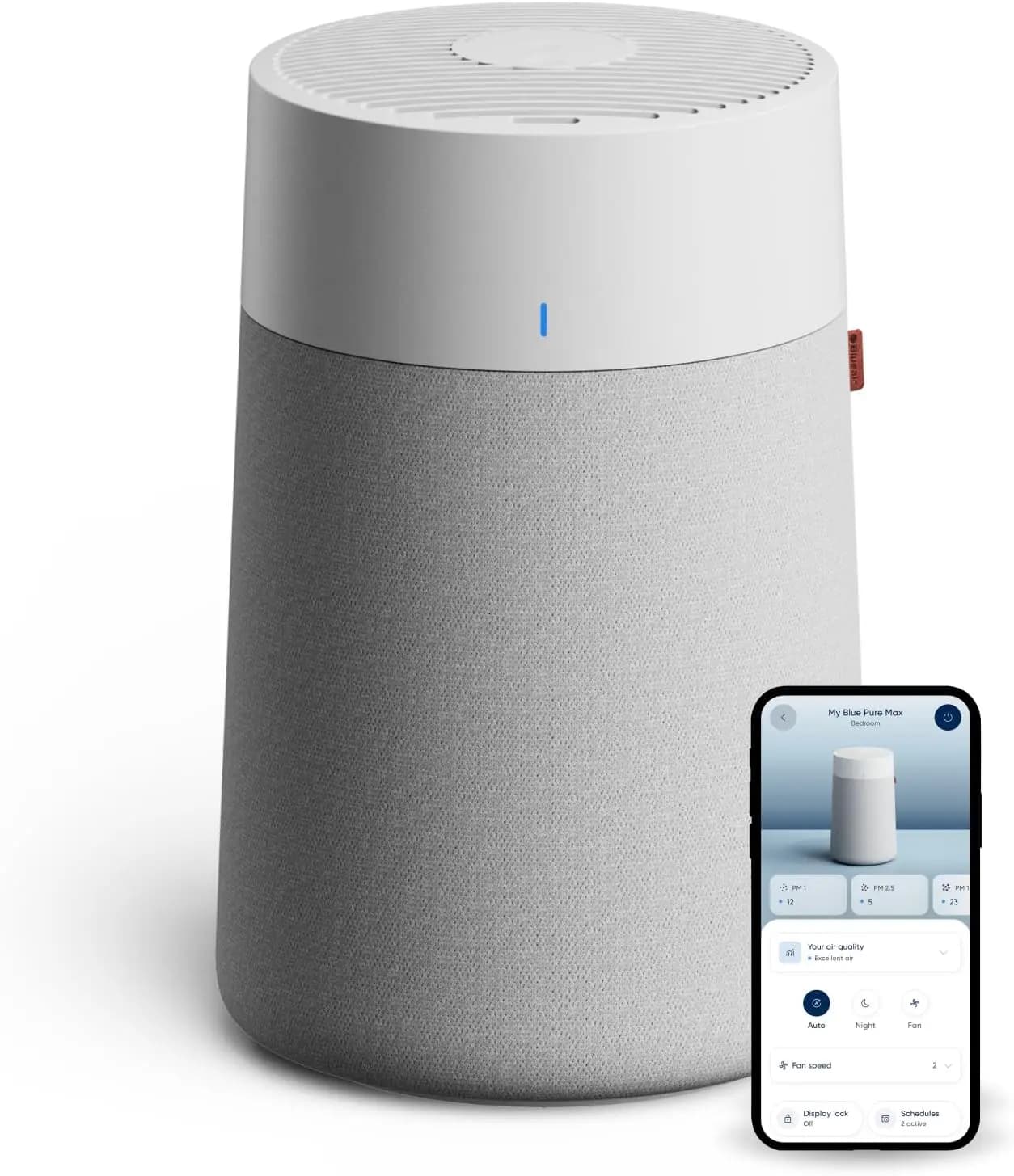 Purificatore d'aria HEPA per piccole stanze, camera da letto, casa - Purifica 926 piedi quadrati/ora, rimuove allergeni, polvere e fumo