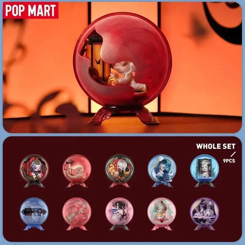 POP MART SKULLPANDA The Mirage Series Blind Box Toys Cute Anime Action Figure Surprise Mystery Box Dolls Girls Birthday Gift