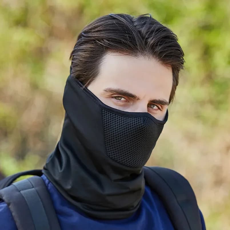 Maschera da ciclismo per escursionismo da uomo all'aperto Sciarpa Ghetta per il collo traspirante Sport Moto Estate Protezione solare ultra UV Copertura per il viso