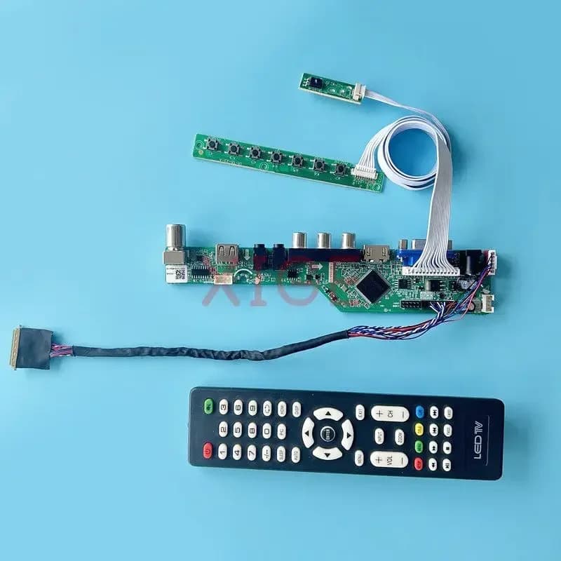 Per LP156WH2(TL) LP156WH2-TLA1 Scheda Controller Driver TV Analogica 1366x768 HDMI + VGA + AV + USB 40Pin LVDS Schermo Del Computer Portatile 15.6 "Kit FAI DA TE