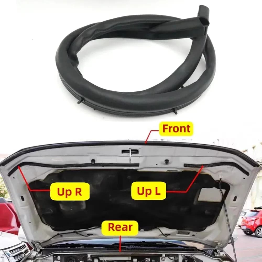 Front Hood Weather Strip Seal Rubber For Mitsubishi Pajero Montero V93 V97 2007-2020