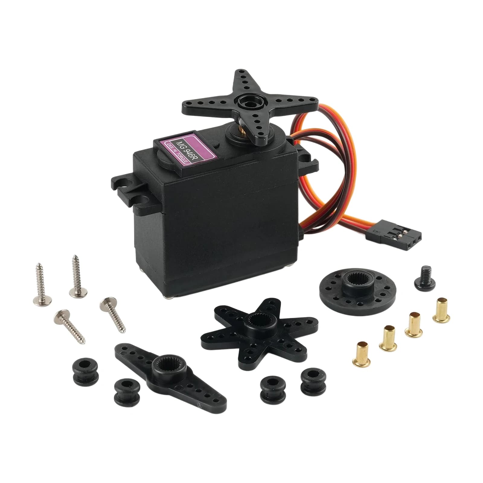 13kg Servos digitali MG946R Robot a coppia elevata Servo Motoriduttore in metallo per JR 1/8 1/10 RC Auto Aereo Elicottero Barca Giocattoli fai da te