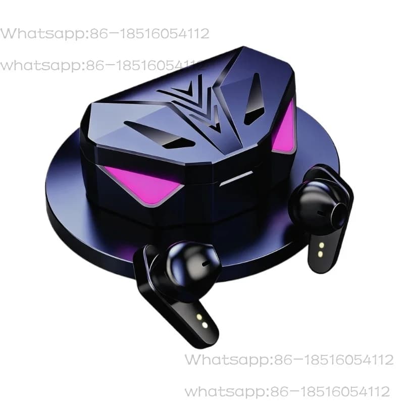 Cuffie auricolari wireless leggere con bassa latenza di 65 ms, auricolari Fone Headset X15 TWS, auricolari Bluetooth 5.4 per gaming con microfono