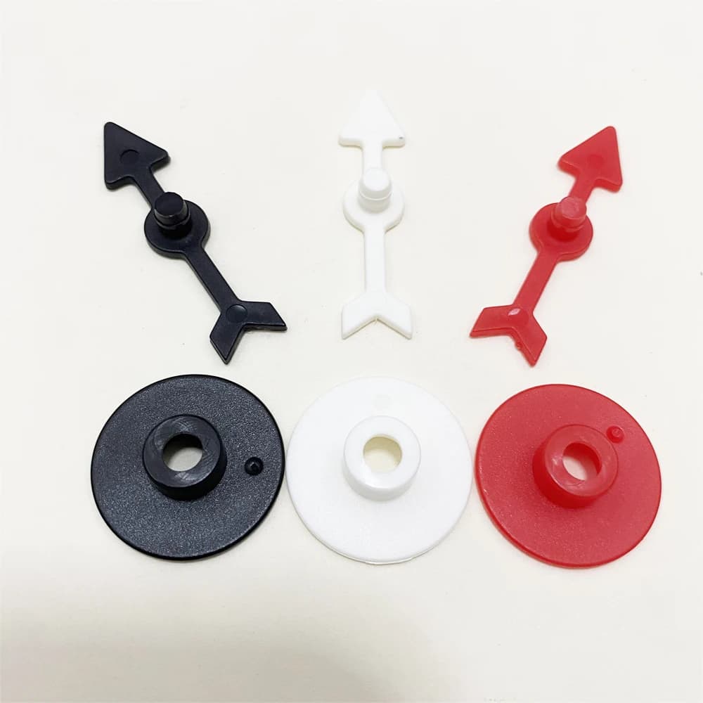 100 Pezzi Freccette Girevoli in Plastica Lunghezza 45mm per Giochi da Tavolo, Accessori Giocattolo per Bambini, Feste, Scuola, Casa, Spinner