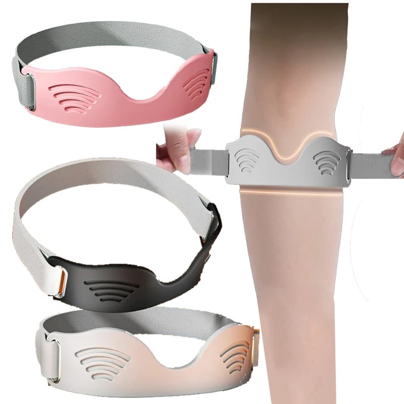 Fascia di supporto stabilizzatrice per tendine rotuliano regolabile con cinturino per ginocchio rotuleo per calcio, basket, corsa, altamente elastica