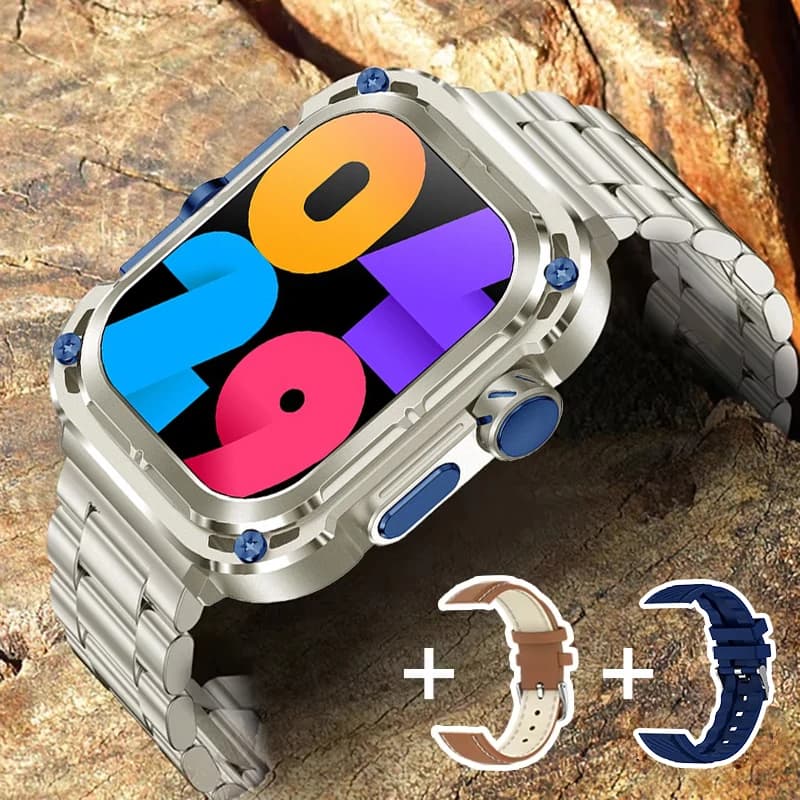 LIGE New Sports Men's Smart Watch 2.1" HD Make Answer Call Heart Rate Monitor Outdoor 460mAh Battery Smartwatch For Android iOS