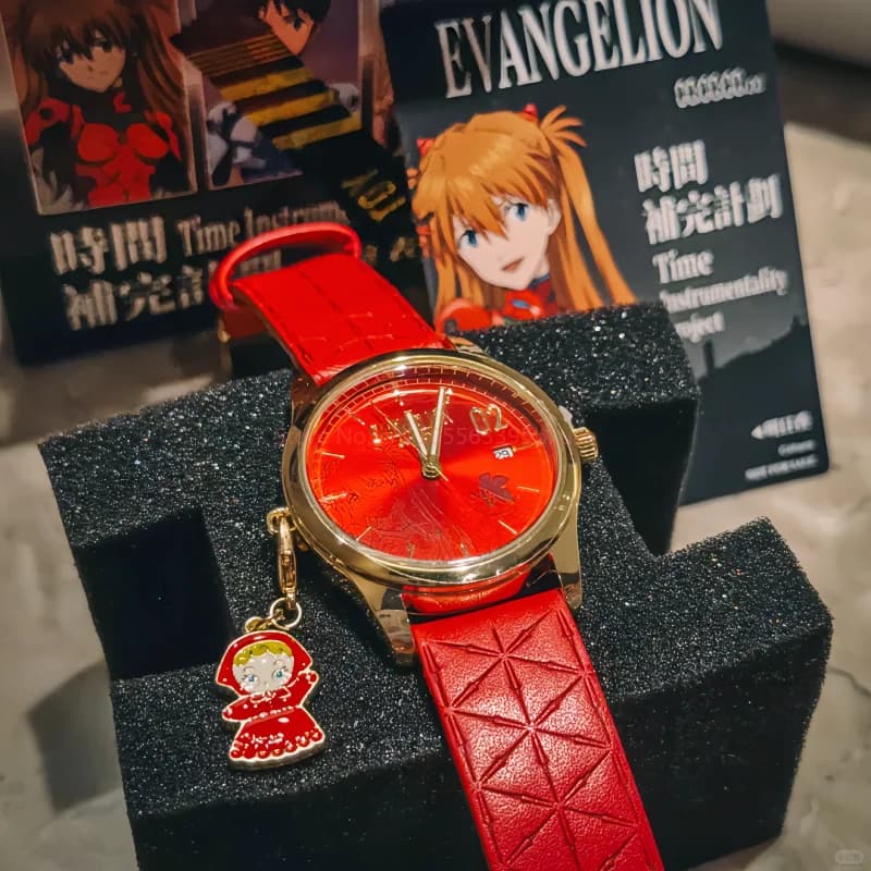 Original Boxfun Eva Evangelion The Final Mission Series Wrist Watch Blind Box Asuka Anime Peripheral Ornament Birthday Gifts Toy