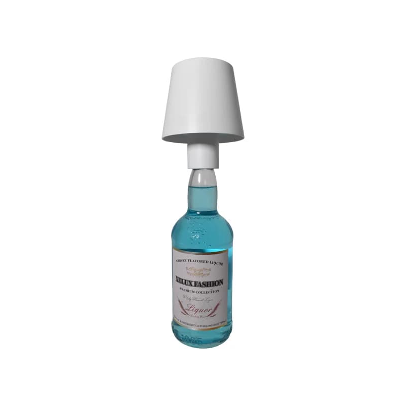 Coperture per Lampade a Bottiglia di Vino Ricaricabili e Dimmerabili per Decorazioni Natalizie