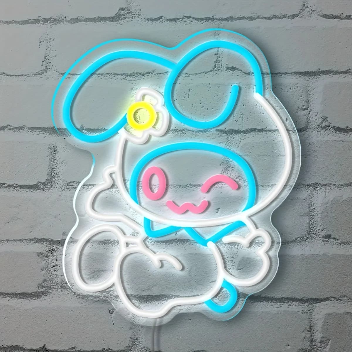 Insegna al Neon LED Sanrio Cinnamoroll, Luce al Neon per Decorazione Parete Soggiorno, Lampada USB Dimmerabile per Feste di Compleanno Bambini, Decorazione Sala Giochi
