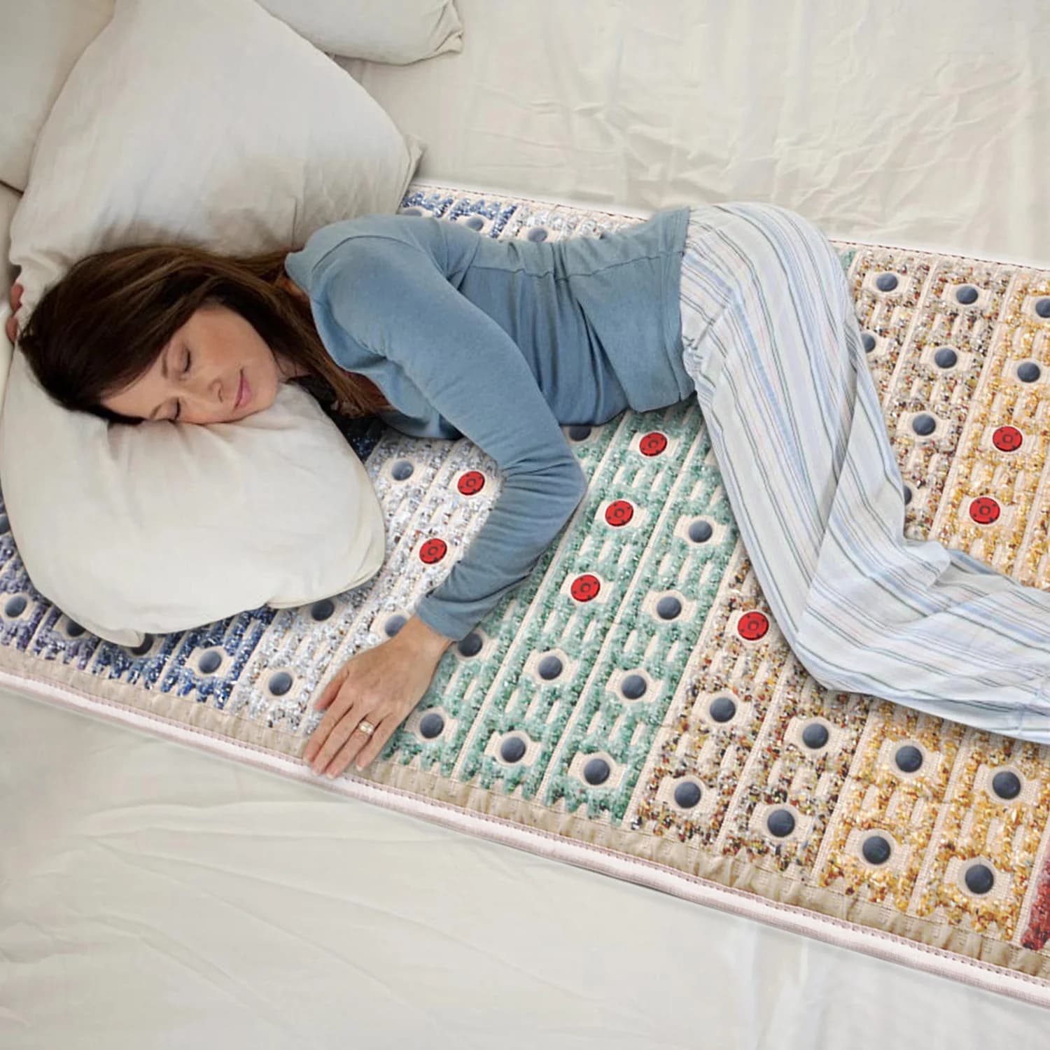 Nuovo tappetino yoga personalizzato in gomma naturale PU: design perforato da appendere alla parete per un comodo spazio di archiviazione (antiscivolo, assorbente del sudore)