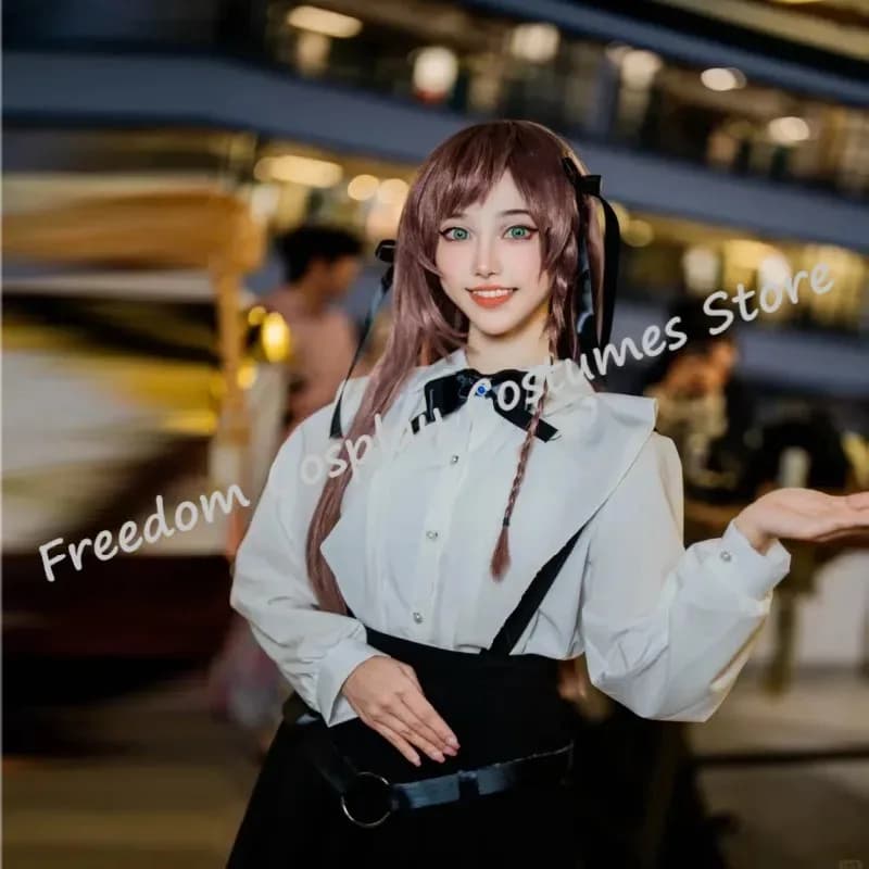 Cosplay Wig Alina Clover Anime Guild Receptionist Only Boss JK Dress White shirt Black skirt Strings for women8;c'4,t;6.j'2;