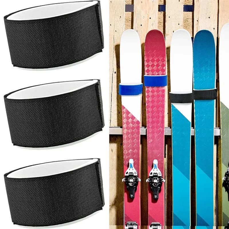 2 pezzi porta snowboard cinghie in velcro attrezzatura da sci stoccaggio EVA snowboard cinghie da sci per bambini velcro articoli sportivi