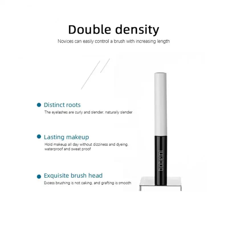 Curling Mascara Ultra-fine Small Brush Head Mascara Waterproof Sweat-proof Long-lasting Natural No Leaning Primer