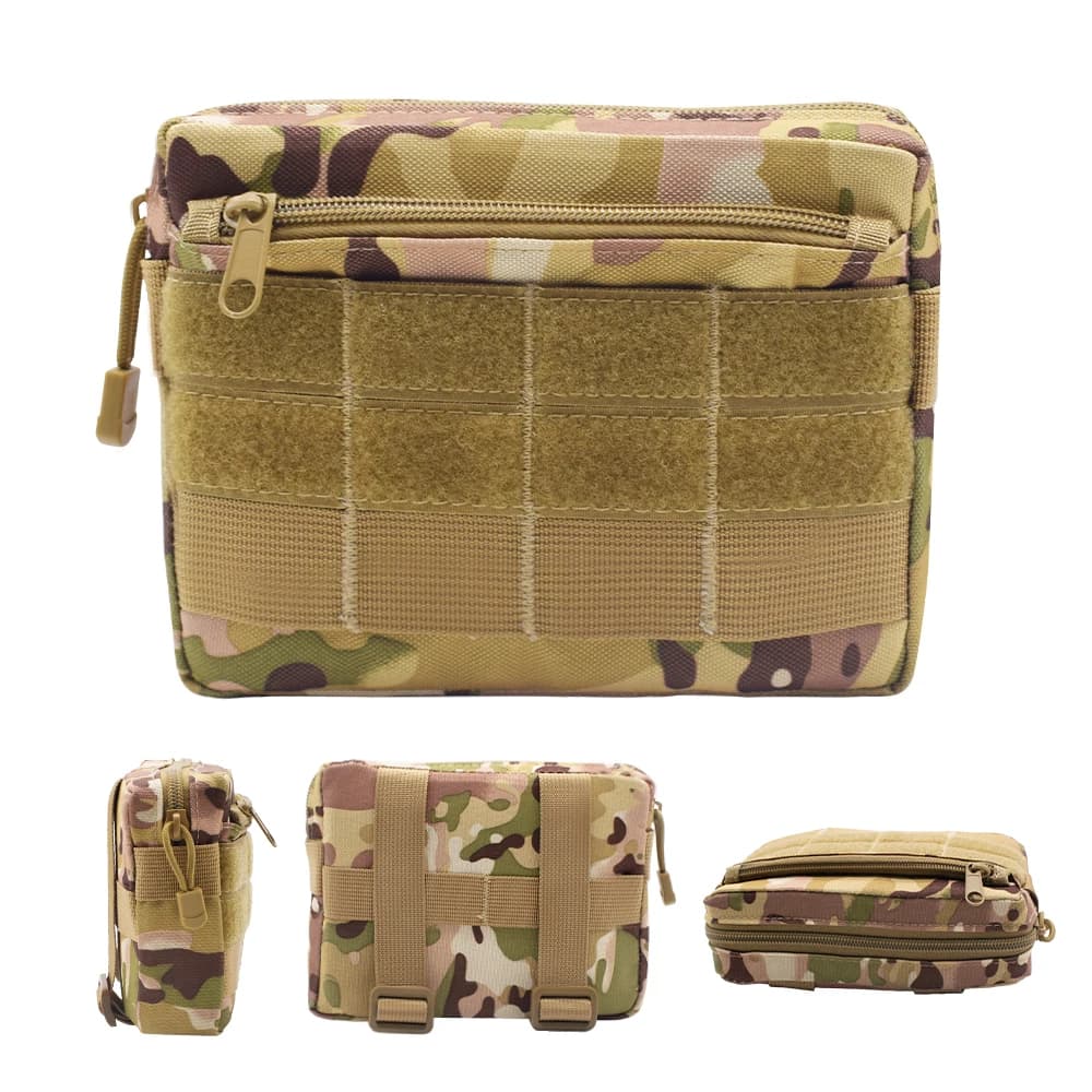 EDC Waist Bag Outdoor Camping EDC Tool Pouch Wallet Fanny Backpack Phone Bag Nylon Molle Hunting Waist Belt Pocket