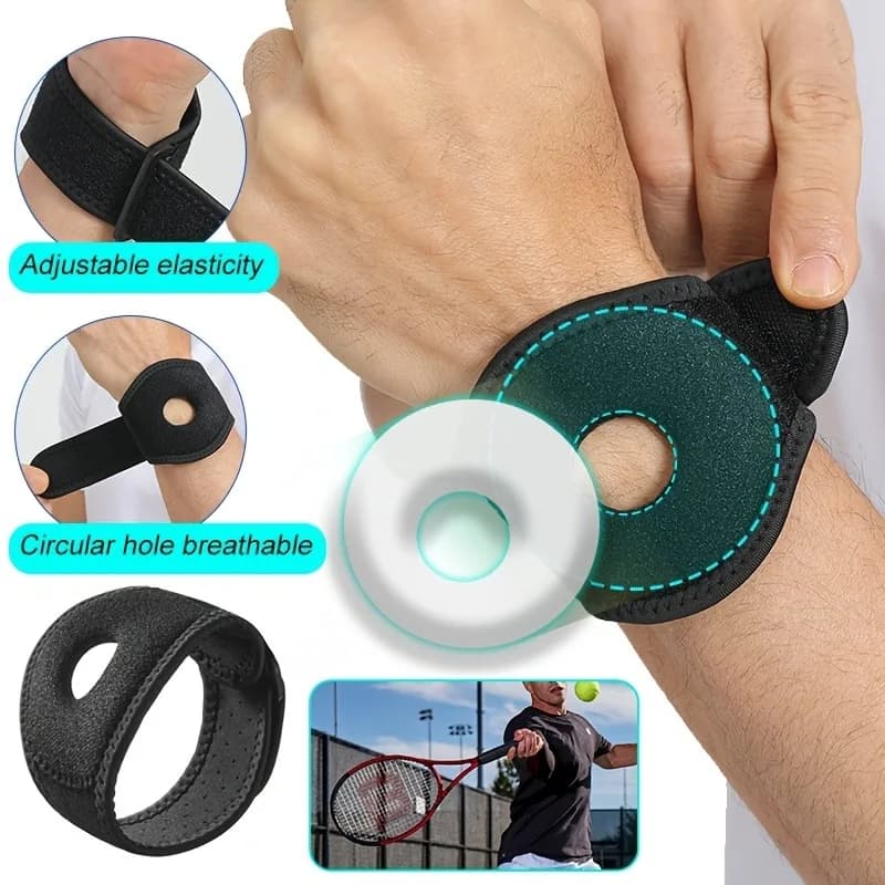 1 pezzo di protezione per il polso in rame, supporto per tutore da polso per fitness sportivo professionale, protezione per il polso, polsino di compressione lavorato a maglia elastico