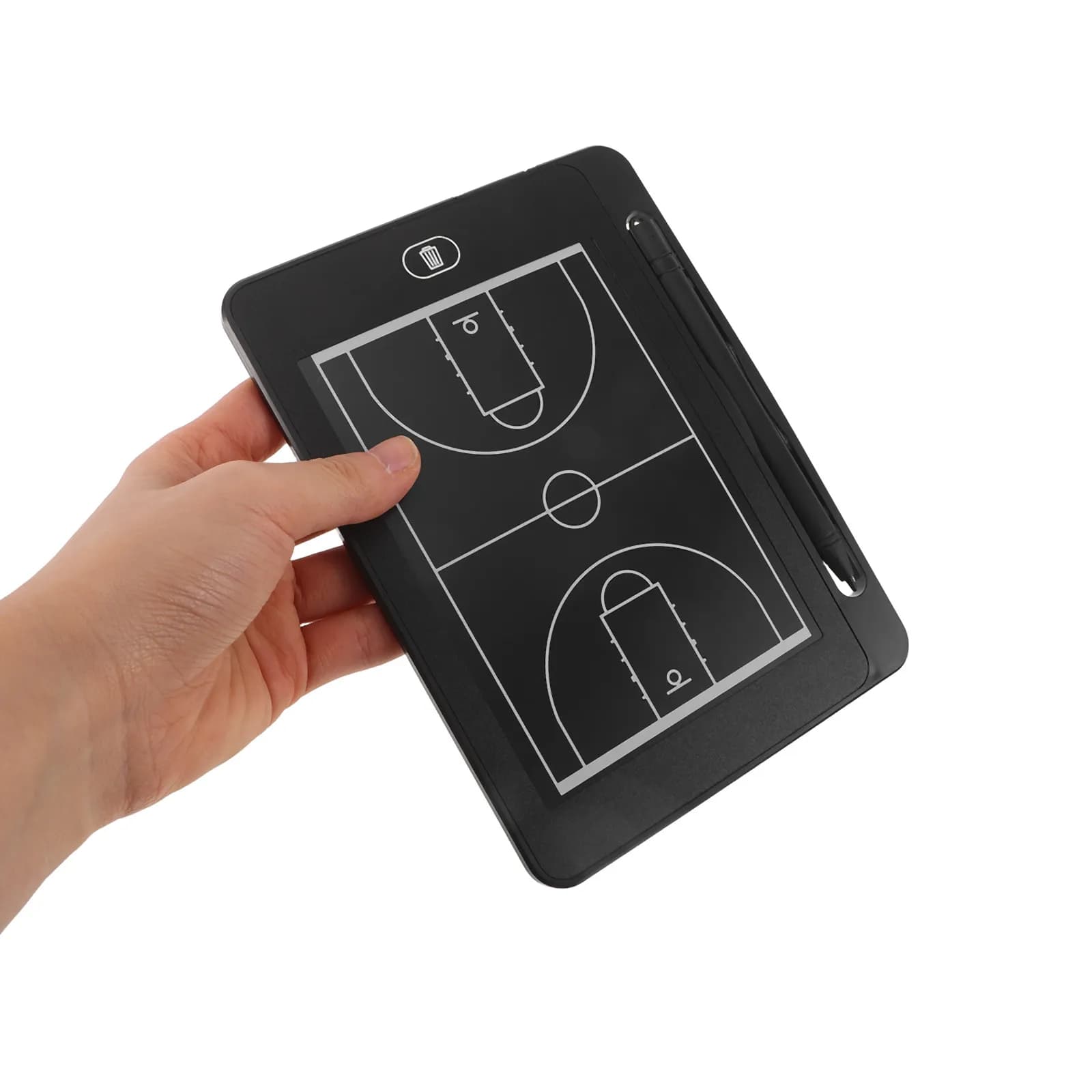 Lavagna Tattica Elettronica LCD per Allenatori di Basket, Display Touch Control Portatile, Tablet per Disegno Tattico per Allenamento