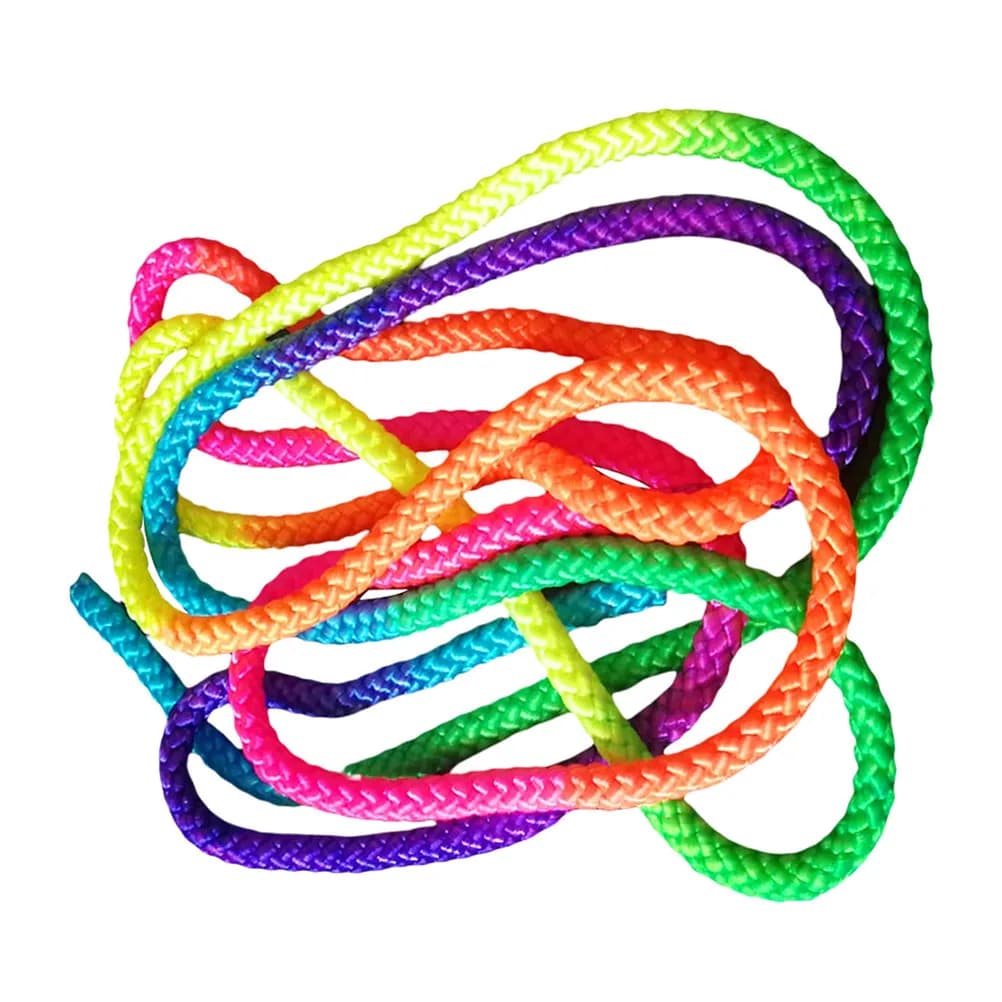 Professional Gymnastics Rope for Rhythmic Gymnastics Cotton Linen Construction Enhanced Grip Flexibility Training Jump Rope