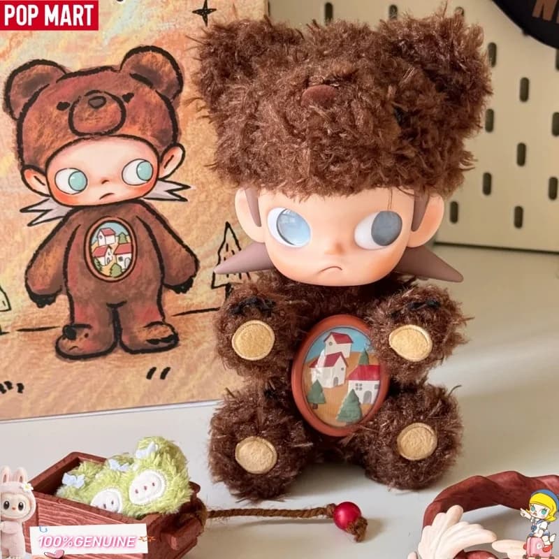 POP MART Originale Zsiga'S Desire 1/8 Action Figures E Giocattoli Alla Moda Ornamenti Bambole di Peluche A Sorpresa Kawaii Bel Regalo Di Compleanno