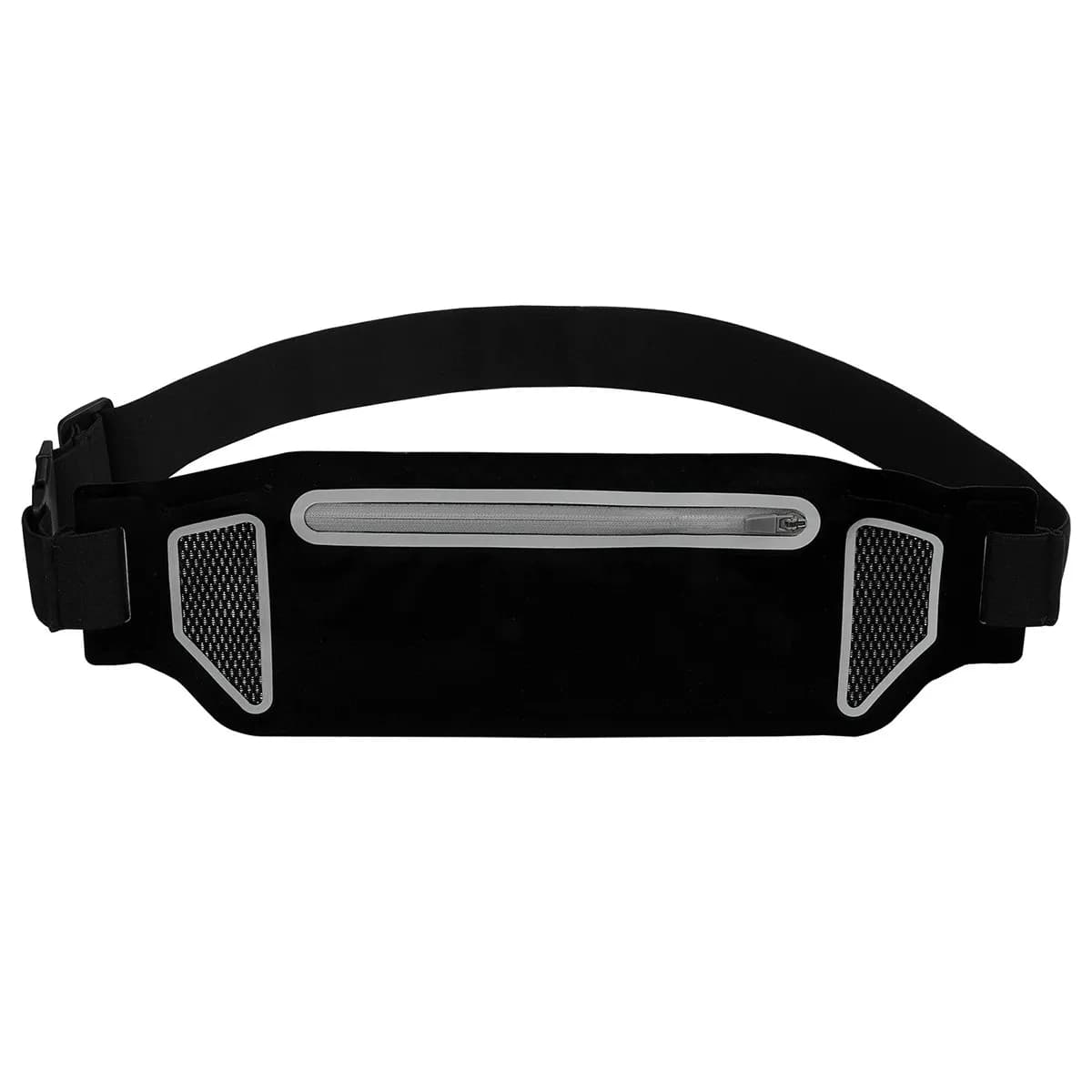 Marsupio Sportivo Unisex Nero, Borsa da Corsa Ultra-Sottile Impermeabile, Tasca per Fitness, Viaggi ed Escursioni per Uomini e Donne